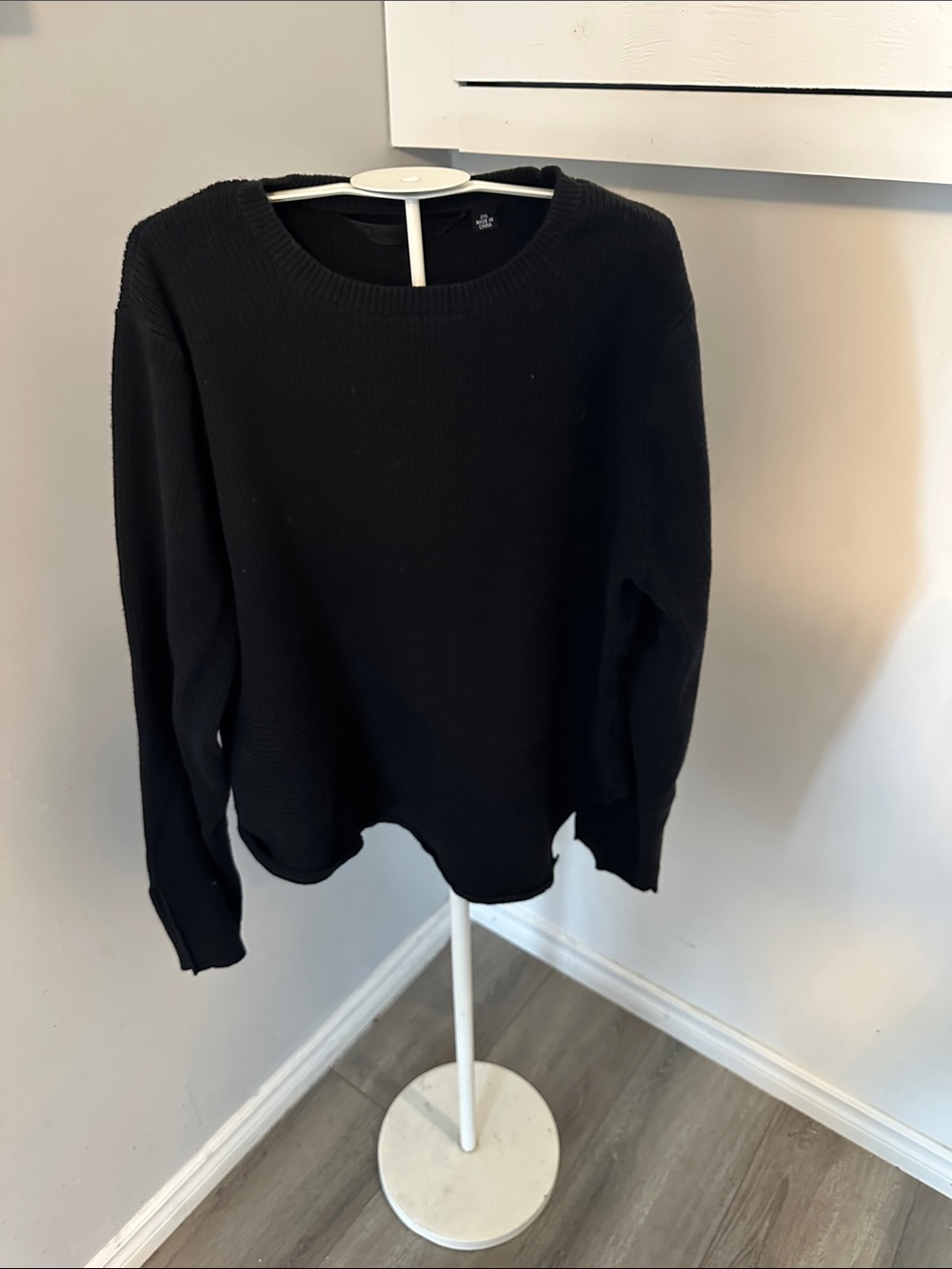 Harley-Davidson Moto Women's Asymmetrical Long Sleeve Black Sweater